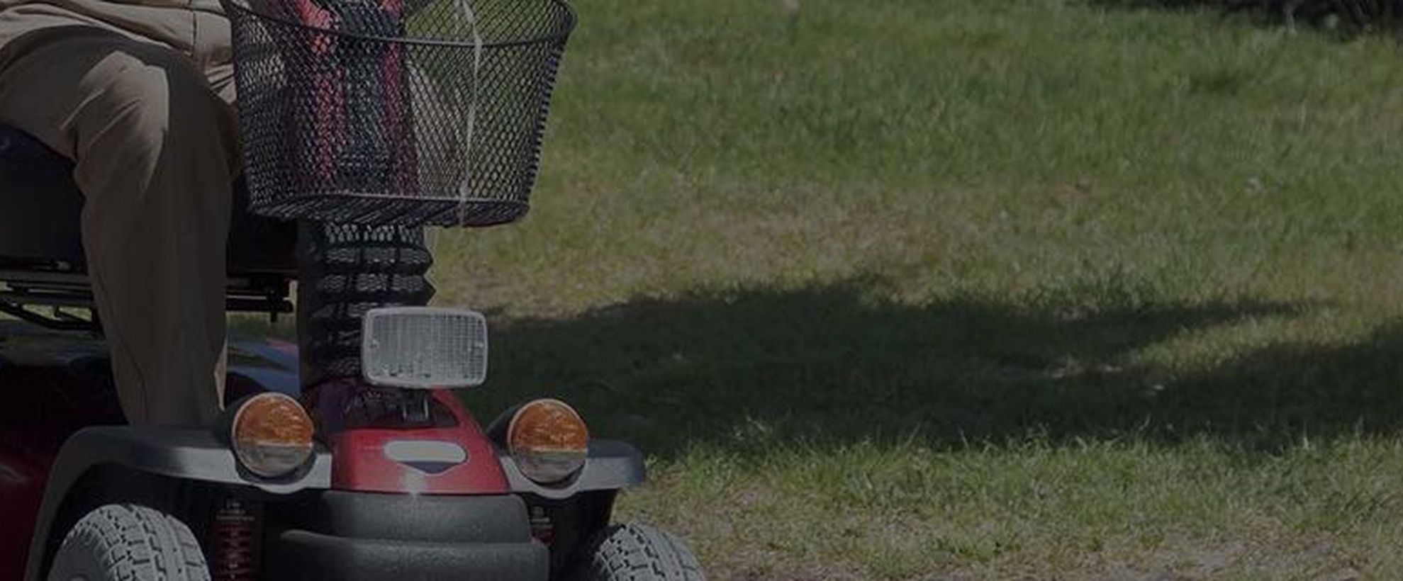 person testing out a scooter