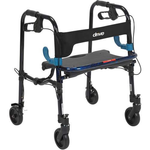 Clever-Lite Walker, Junior with 5" Wheels with Seat and Loop Locks